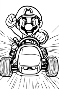 desenho do mario para colorir