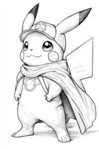 desenho do pikachu para colorir