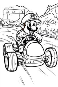 desenho mario para colorir