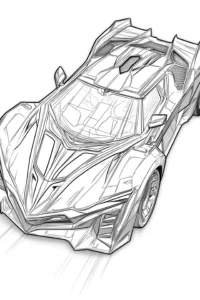 desenho para colorir carros