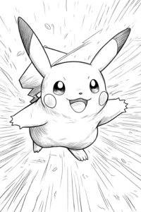 desenho pikachu