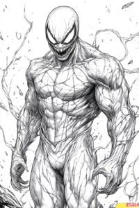 desenho venom para colorir