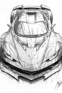 desenhos de carro para colorir