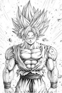 desenhos do goku