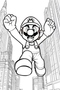 desenhos do mario