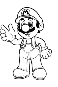 desenhos mario para colorir