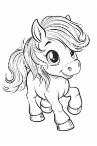 desenhos para colorir cavalo