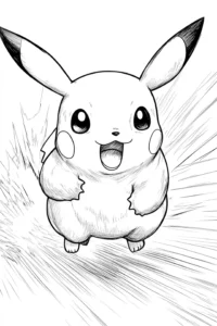 desenhos para colorir do pikachu