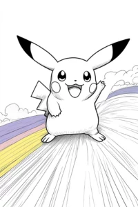 desenhos para colorir do pikachu