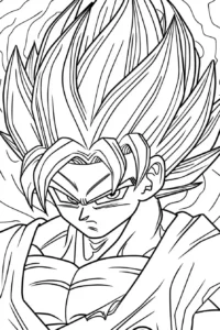 desenhos para colorir dragon ball