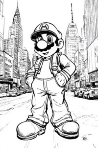 desenhos para colorir mario bros