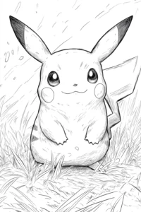 desenhos para colorir pikachu