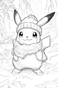 desenhos para colorir pikachu