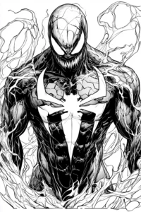 desenhos para colorir venom