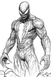 desenhos para colorir venom