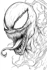 desenhos para colorir venom