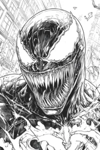 desenhos para colorir venom