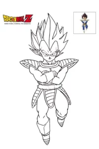 dragon ball super goku para colorir