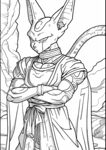 dragon ball super para colorir