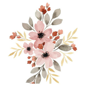 flores aquarela