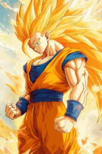 goku para colorir
