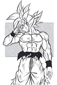 goku ultra instinto colorir