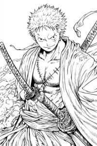 one piece para colorir