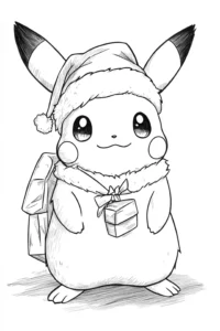 pikachu para colorir