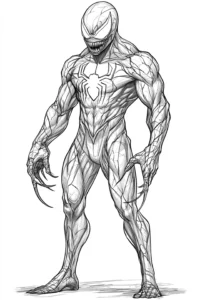 venom para colorir