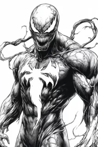 venom para colorir