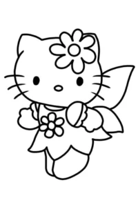 desenho da hello kitty