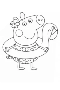 desenho da peppa para colorir