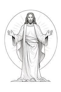 desenho de jesus cristo
