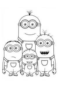 desenho dos minions