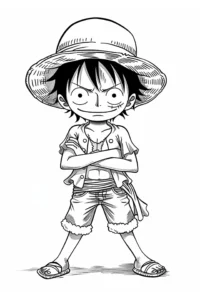 desenho luffy