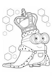 desenho minions para colorir