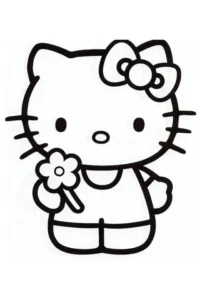 desenhos da hello kitty para colorir