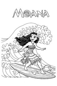 desenhos da moana para colorir