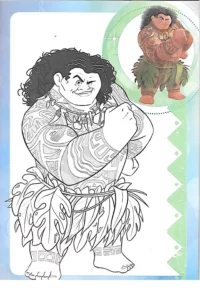 desenhos moana para colorir