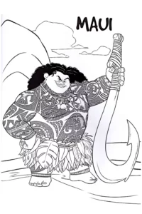 desenhos para colorir da moana