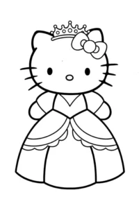 desenhos para colorir hello kitty