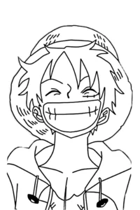 desenhos para colorir luffy