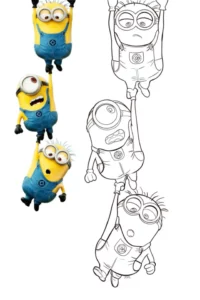 desenhos para colorir minions