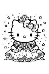 hello kit para colorir