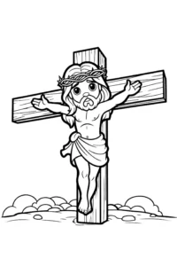 jesus desenho para colorir