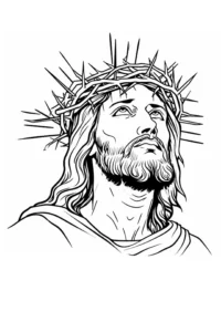 jesus para colorir