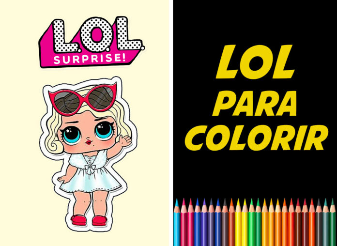 lol para colorir
