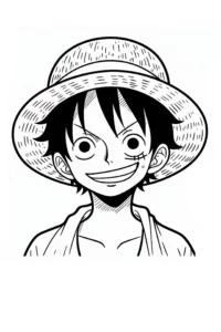 luffy para colorir