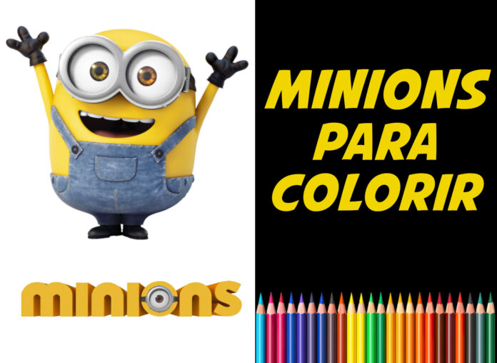 minion para colorir