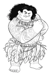 moana desenho para colorir